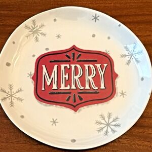 Wondershop‎ at Target "MERRY" Holiday Plates – Set of 4 – 7.5" Dessert / Salad
